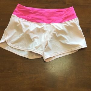 Lulu shorts. Two-tone pink size 6