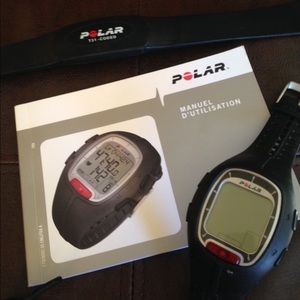 🏃Polar RS100 cardio running watch/chest band👟