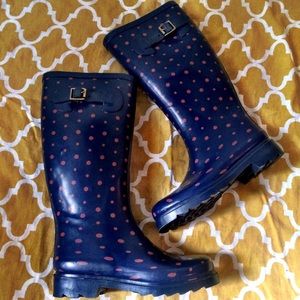 Aldo pot a dot rainboots