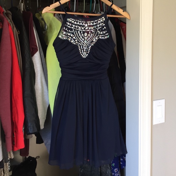 Short formal dress.
