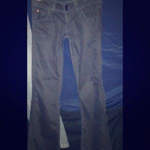 Black slightly distressed HUDSON Jeans