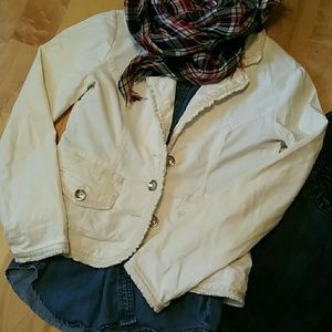 CLOSEOUT | Winter white Corduroy blazer