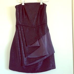 Black BCBG strapless dress