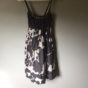 Adorable cross back rhinestone dress