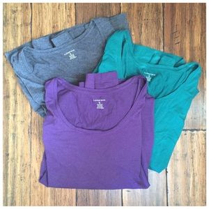 Long Sleeve Scoop Neck Tee Bundle
