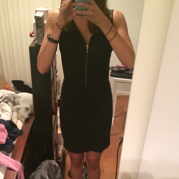 Zara black dress