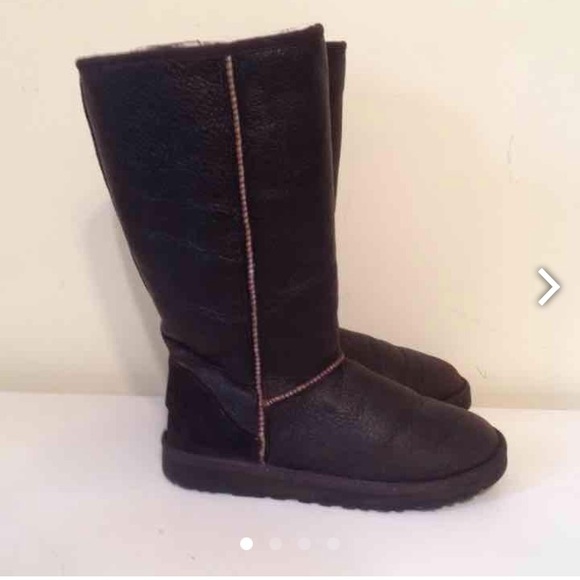 ugg tall leather bomber boots ugg tall leather bomber boots