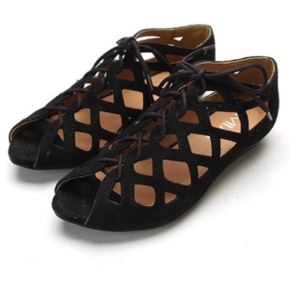 mia lace up sandals