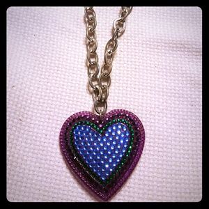 Tarina Tarantino crystal heart necklace