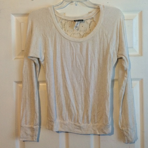 Crochet back Wet Seal sweater