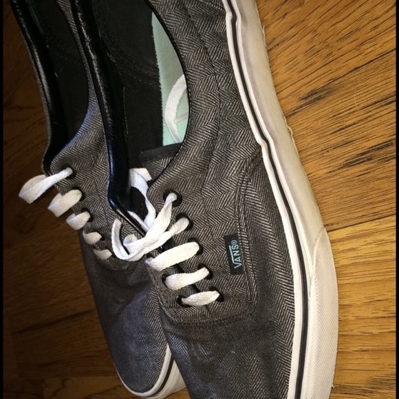 Vans Era Grey w/ Teal Men's 9.5 Women's 11