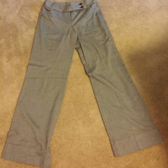 Loft black/white pants