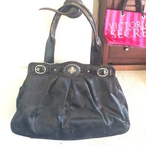 Black coach purse