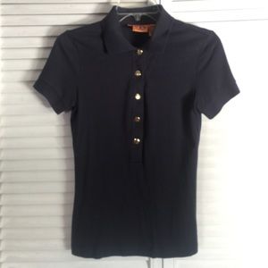 Tory Burch navy polo NWOT