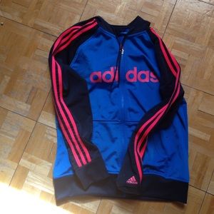 Adidas medium blue&pink