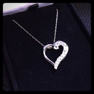 White Sapphire Necklace