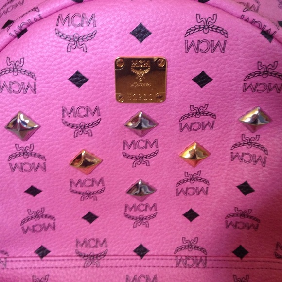 MCM Pink Backpack - Picture 2 of 4