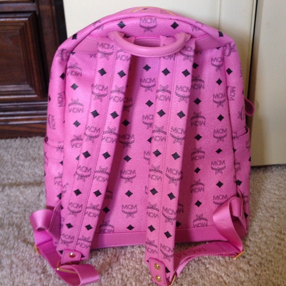 MCM Pink Backpack - Picture 3 of 4