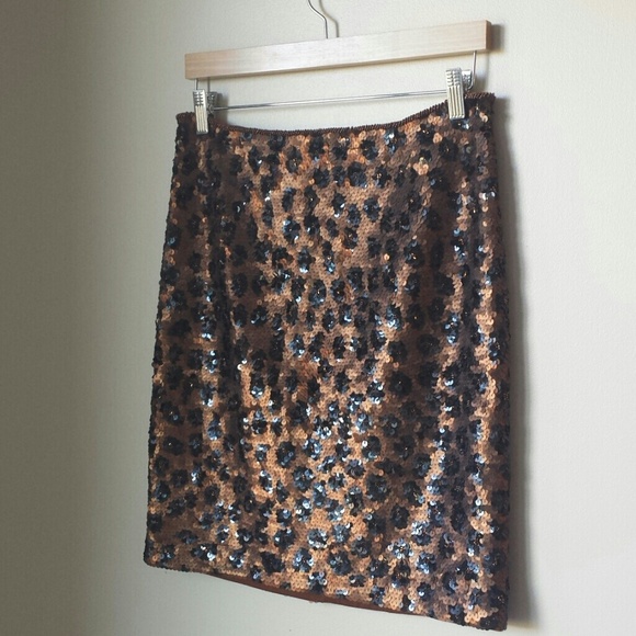 *SOLD* CARMEN MARC VALVO: SEQUIN SKIRT* - Picture 2 of 3