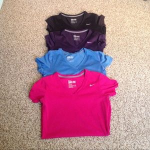 4 nike DRI-FIT TOPS