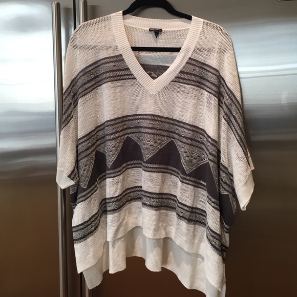 Club Monaco Knit Poncho