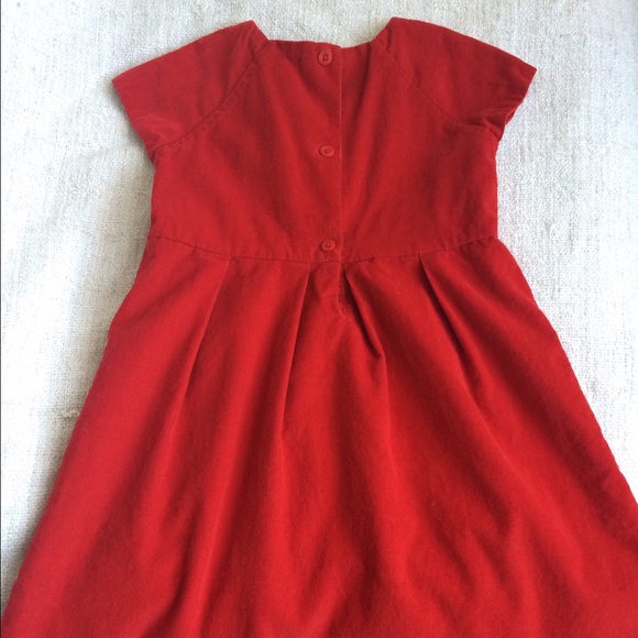 Little girl Gap Dress in red. Size 5T - Picture 3 of 4