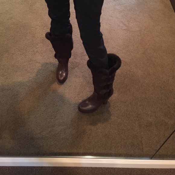 frye vanessa shearling boots