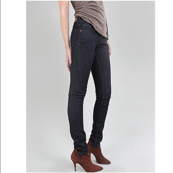 Courtshop mid rise skinny jeans in color Rinse