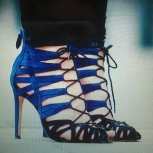 Zara lace up heels