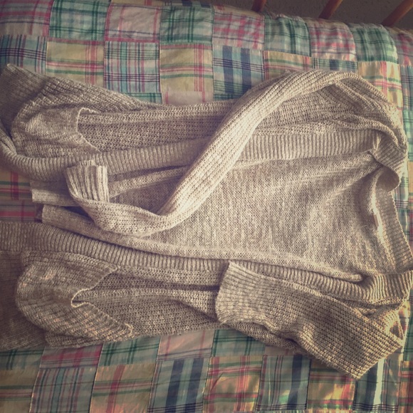 Tan long sweater
