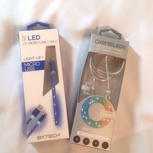 Two new android light up chargers