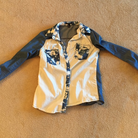 Bleach Dyed Shirt - Picture 1 of 3