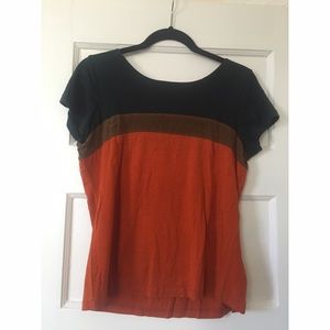 Massimo Dutti Color Block Top