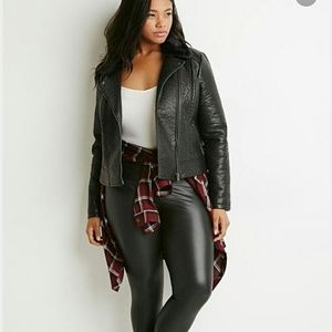 Forever 21+ Faux Leather Jacket