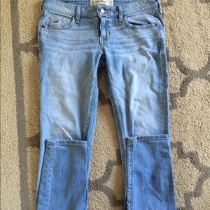 Hollister light wash skinny jeans
