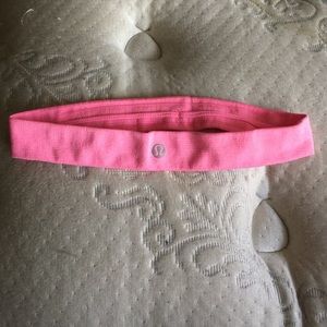 Pink Lulu lemon headband
