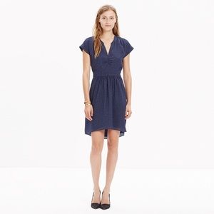 REDUCED!!! Madewell Silk Fable Dress in Leaf Shade