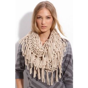 Steve Madden Cream Infinity Scarf