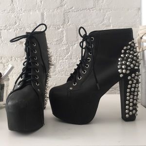 Jeffrey Campbell Lita spike platform shoes