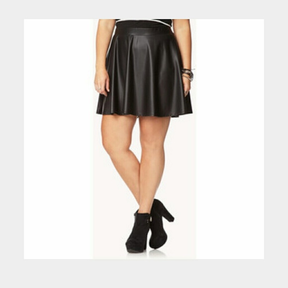Forever 21+ Faux Leather Skirt