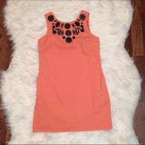 Jeweled Mod Shift Dress