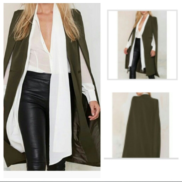 SOLD - Cape Style Jacket - Picture 2 of 4