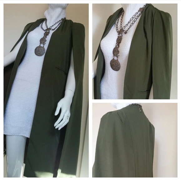 SOLD - Cape Style Jacket - Picture 4 of 4