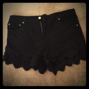 FOREVER 21 lace shorts