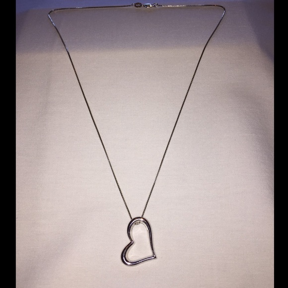 Sterling Silver Heart Pendent Necklace for V Day❤️