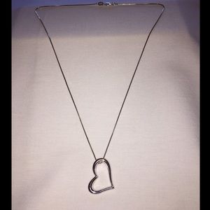 Sterling Silver Heart Pendent Necklace for V Day❤️