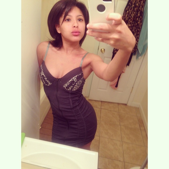 Olive green dress