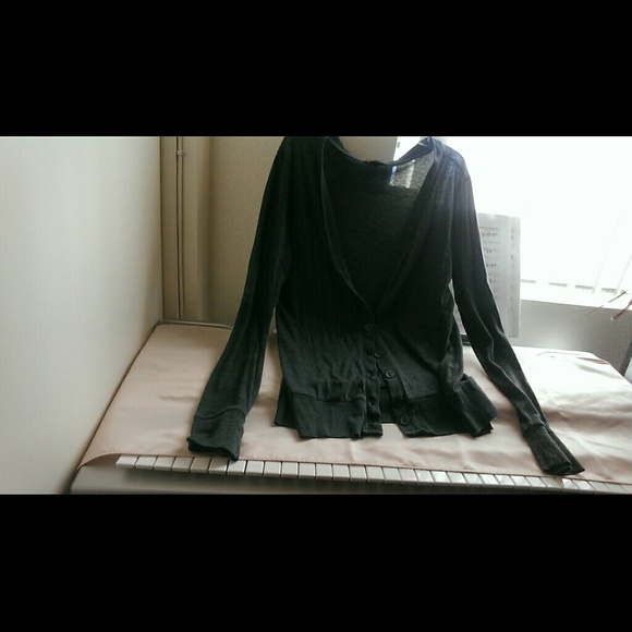 Forever 21 Large Dark Gray Cardigan