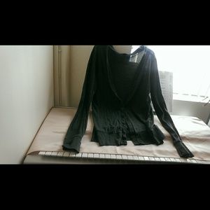 Forever 21 Large Dark Gray Cardigan
