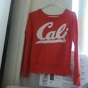 Red Cali Sweater